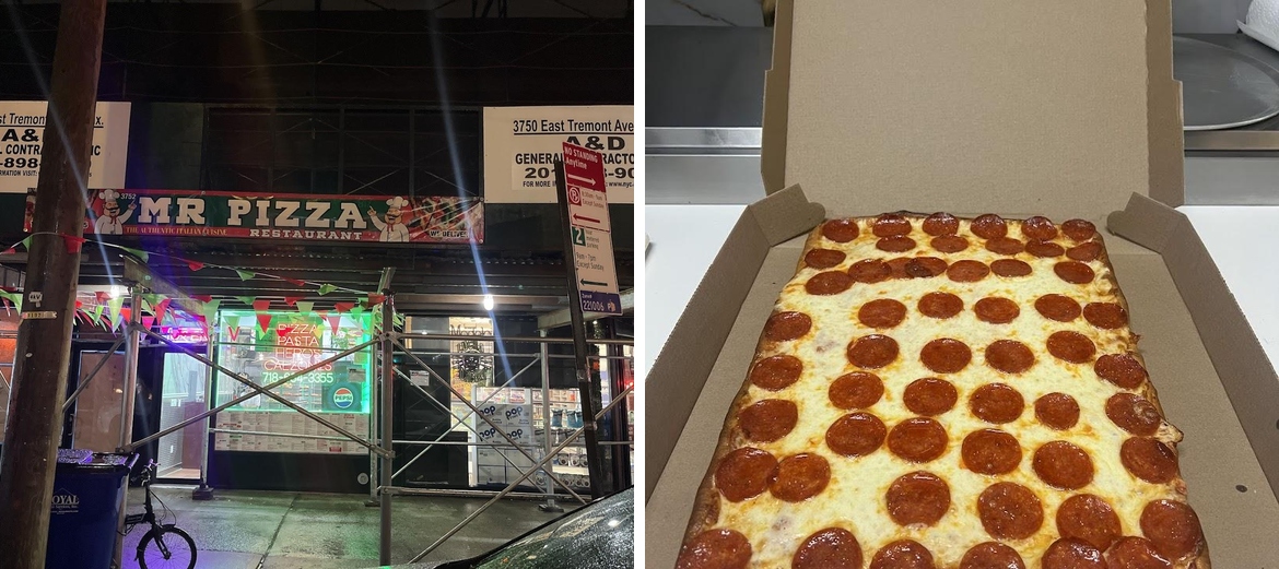MR Pizza Restaurant Menu