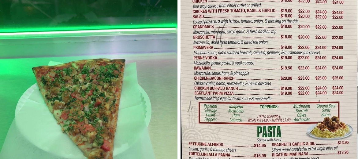 MR Pizza Restaurant Menu